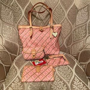 SOLD Dooney & Bourke 4 piece Pink Set
